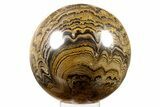 Huge Polished Stromatolite (Greysonia) Sphere - Bolivia #264393-1